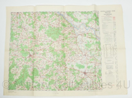 WW2 British War Office map 1944 Central Europe Salzwedel - 87,5 x 65 cm - origineel