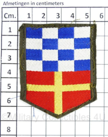 Embleem Natres Nationale Reserve  klein model mouwembleem gevouwen - 7 x 5,5 cm - origineel