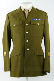 Britse leger Commando uniform met veel insignes - 176/104/88 - origineel