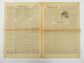 WO2 Duitse krant Frankische Tageszeitung nr. 53 3 maart 1944 - 47 x 32 cm - origineel