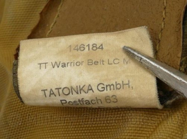 Tasmanian Tiger TT Warrior Belt LC Coyote met pistool spiraal koord  - 94 cm lang - origineel