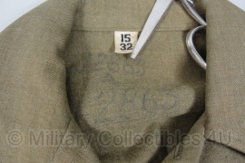 US M1937 overhemd / blouse - maat 15-32 = maat 40 - origineel WO2