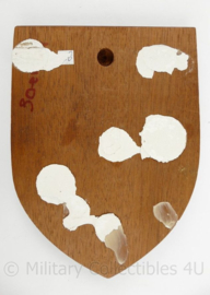 KM Koninklijke Marine wandbord Hr. Ms. Soemba - 19 x 14 x 1½ cm - origineel