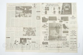 Utrechts Nieuwsblad 17 januari 1991 over de Golfoorlog - origineel