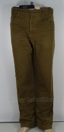 Polizei - sportieve broek (spijkerstof) - bruin - origineel - meerdere maten