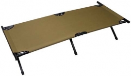 US model veldbed aluminium - 190 x 66 cm. - Coyote