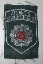 Embleem DDR NVA Polizei Abschnitts Bevollmächtigter - origineel