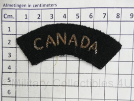 Canadese leger Canada shoulder title - 8 x 3,5 cm - origineel