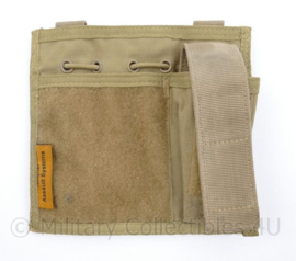 Defensie  en US Army  Office Admin pouch Coyote MOLLE - merk Templar Assault Systems  - 17,5 x 4 x 16 cm - nieuwstaat - origineel