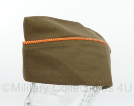 WO2 US Overseas cap Garrison cap Signal Corps Orange and White piping - size 7 3/4 = 62 cm - replica