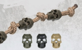 Koordstopper Skull doodskop Black  (zonder veer) - 10 STUKS