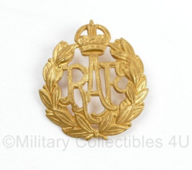 Britse WO2 cap badge RAF Royal Air Force - Kings Crown - 4,5 x 4 cm - origineel