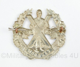 Britse wo2 cap badge Liverpool Scottish Regiment - 5,5 x 5,5 cm - origineel