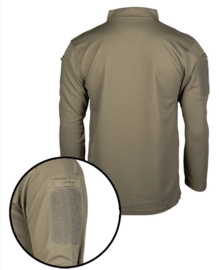 Tactical Quick Dry Poloshirt lange mouw - met klittenband op de mouwen - GROEN - nieuw gemaakt