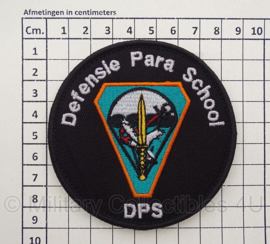 DPS Defensie Para School embleem - met klittenband - 9 x 9 cm