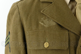 WO2 US Army Corporal Class A jacket met Service en Woundstripes - maat 37 = NL maat 47 - origineel