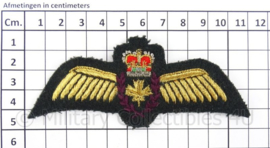 Royal Canadian Air Force Pilot wing- luxe variant - 11 x 5 cm - origineel