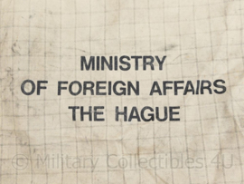Zeldzame postzak voor Diplomaten post Ministry Foreign Affairs The Hague - 76 x 29 cm - origineel
