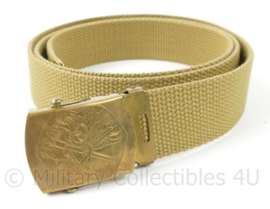 KL Korps Mobiele Colonnes broekriem met gravure - 130 cm lang - origineel