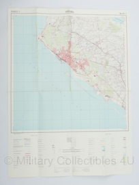 Defensie stafkaart Aruba blad 1 - schaal 1 : 25.000 - 70 x 52,5 cm - origineel