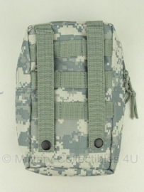 Koppeltas airsoft Upright model - Molle draagsysteem - 24 X 14 X 9 cm - ACU camo