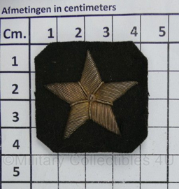 Marine insigne metaaldraad - 4 x 4 cm - origineel