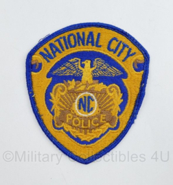 Amerikaanse Politie embleem American National City Police patch - 9,5 x 8,5 cm - origineel