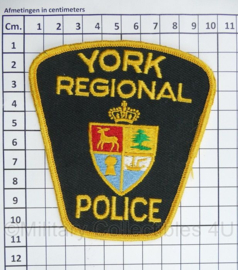 Canadese politie embleem York Regional Police - 10 x 10 cm - origineel