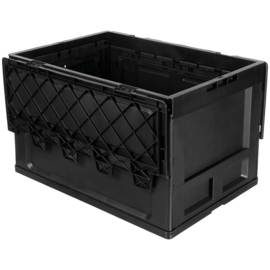 Kunststof kist opvouwbaar Black - 60 liter - nieuw