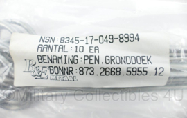 Defensie Gronddoek pen Haring grondpen - nieuw in verpakking - per 10 stuks - lengte 28 cm - origineel