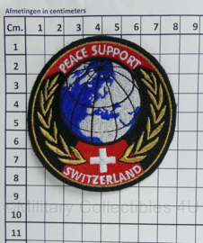 Switzerland Peace Support embleem - diameter 8 cm - origineel