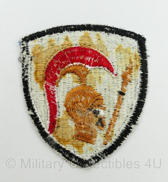Griekse leger embleem 1st Army Corps - 7 x 6 cm - origineel