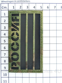 Russische leger infrarood patch camo - met klittenband - 5 x 9 cm