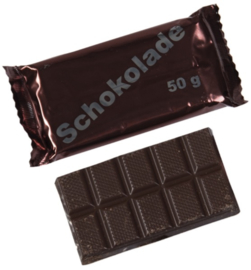 Bundeswehr chocoladereep  50 gram. dark chocolate