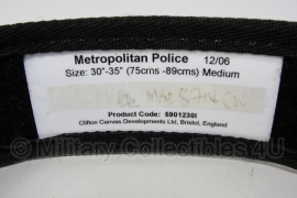 Zwarte Nylon koppel - verstelbaar - origineel Britse politie