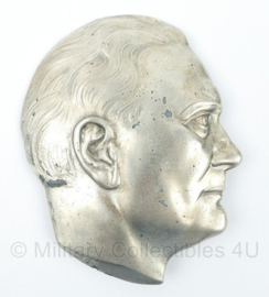WO2 Duitse metalen plaat met hoofd van Hermann Göring Wall Plaque - 16 x 20 cm - origineel