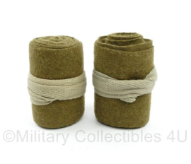 WO1 WO2 Belgische leger beenwindsels beenwikkels paar - 244 x 10 cm - replica