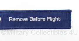 Amsterdam Aviation Association Remove Before Flight sleutelhanger - 19 x 3 cm - origineel