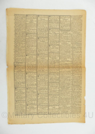 WO2 Duitse krant Frankische Tageszeitung nr. 223 23 september 1943 - 47 x 32 cm - origineel