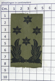 KL Nederlandse leger GVT epaulet ENKEL Generaal - 8 x 5 cm - origineel