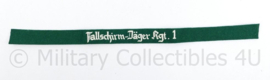 wo2 Duits Luftwaffe replica cufftitle Fallschirm-Jäger Regiment 1 - replica