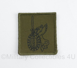 Defensie 41 GNKCIE 41 Brigadegeneeskundige Compagnie Seedorf borstembleem - met klittenband - 5 x 5 cm - origineel