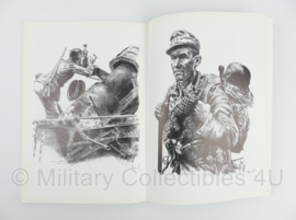 Moderne 1997 nadruk van het WO2 Duitse boek met foto's Männer und Waffen des deutschen Heeres - 30 x 21 x 1,5 cm