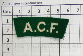 Britse leger ACF Army Cadet Force shoulder title - 6 x 2,5 cm - origineel