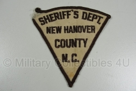 New Hanover County Sheriff's Dept Police patch - origineel