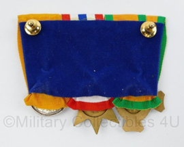 Medaille balk met Medaille voor Krijgsverrichtingen met gesp 1941 42, Ereteken voor orde en Vrede met gesp en trouwe dienst zilver - 10 x 7,5 cm - origineel