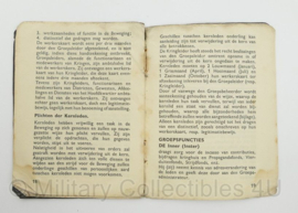 WO2 NSB lidmaatschap boekje - 10 x 13 cm - origineel