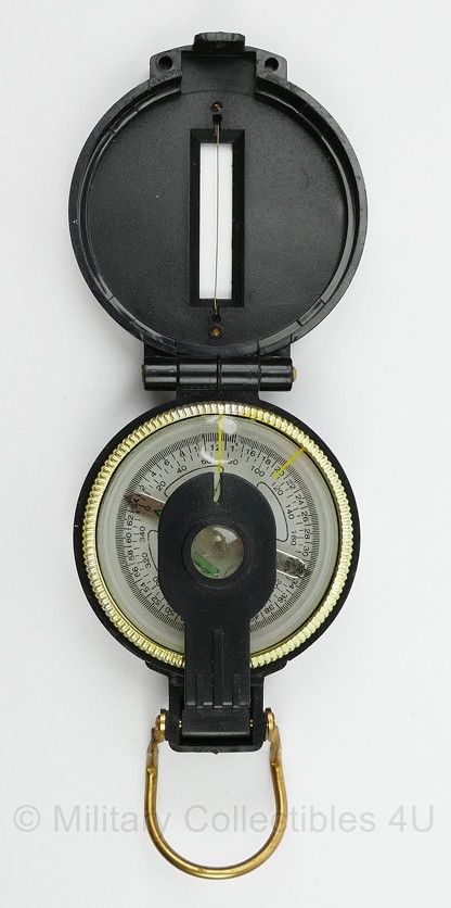 Kunststof US Engineer kompas - gebruikt - 7,5 x 6 cm - replica