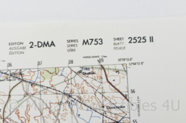 USA Defence mapping agency stafkaart Poland Lubowo M753 2525II - 1 : 50.000 - 74 x 58 cm - origineel