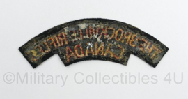 Canadese leger The Brockville Rifles Canada shoulder title - 12 x 4 cm - origineel
